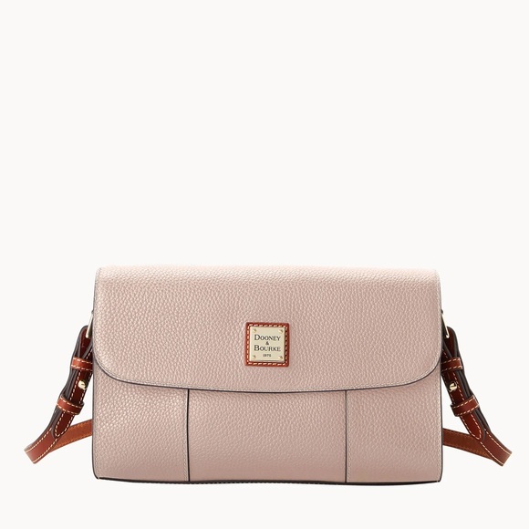 Borsetta Dooney & Bourke Casey Grain, Pochette In Pelle Con Tracolla Regolabile, Made In USA - 4